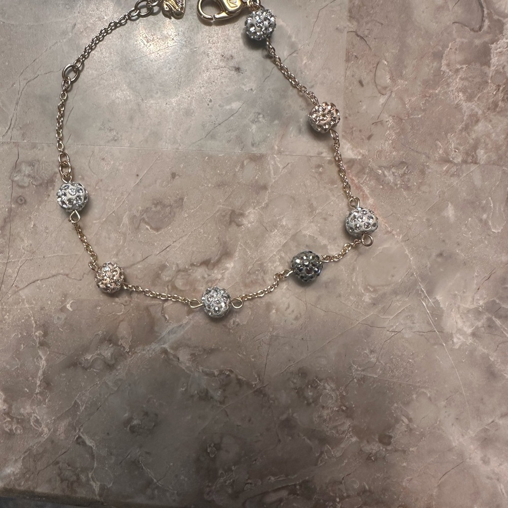 Swarovski Gold and Silver Bracelet
